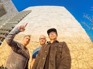 Nick, Johnny and Tony at the Getty Center